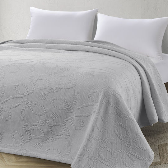 Beauty Home Piqué Decke King Size 260x270cm Grau