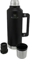 Stanley Sticlă Termos Oțel inoxidabil Fără BPA Black 2.3lt