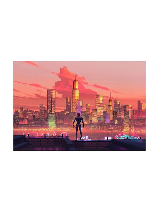 Poster Spiderman In Ny Sunset 90x61cm