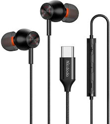 Mcdodo HP-3490 In-ear Handsfree Ακουστικά με Βύσμα USB-C Μαύρο Mcdodo HP-3490 In-ear Handsfree Ακουστικά με Βύσμα USB-C Μαύρο