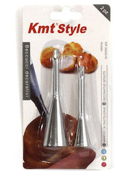 KMT Style Set Pastry Bags Metallic 9.5cm 2 Pieces 5104019