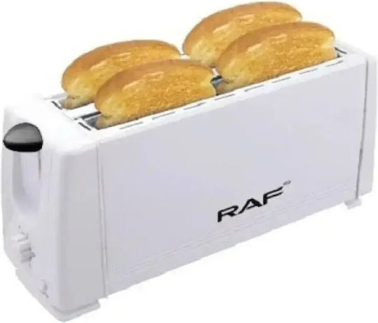 Raf Тостер 4 слота 1200W Бяла