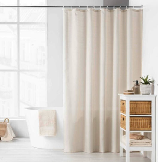 Kipper Κουρτίνα Μπάνιου 180x200cm Natural Kipper Κουρτίνα Μπάνιου 180x200cm Natural