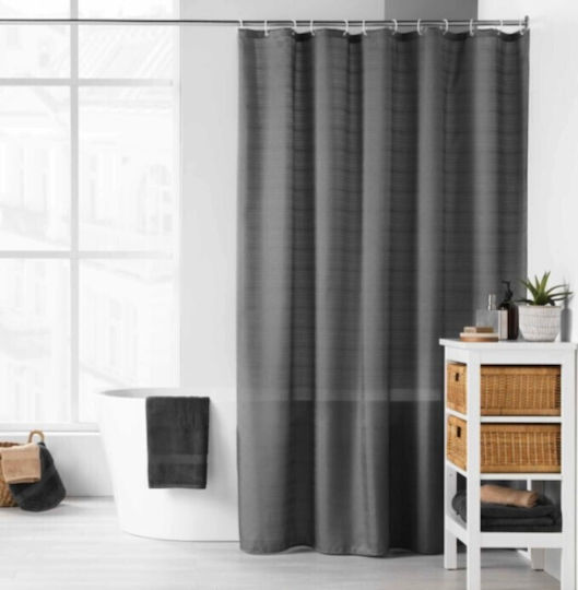 Kipper Κουρτίνα Μπάνιου 180x200cm D.grey Kipper Κουρτίνα Μπάνιου 180x200cm D.grey