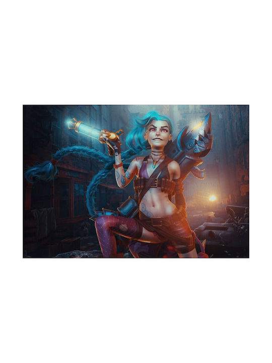 Poster Jinx Arcane Lol 90x61cm