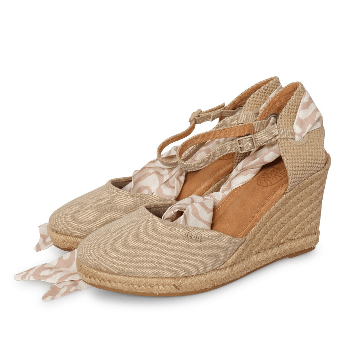 Jeep Footwear Women's Platform Espadrilles Beige JL41540A-021