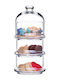 Pasabahce Glass Dessert Tower Stand with 3 Tiers Transparent Ø26cm
