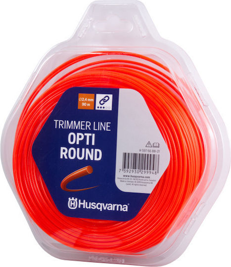 Husqvarna Opti Round Brush Cutter Trimmer Line 2.4mm 15m 597 66 88-20
