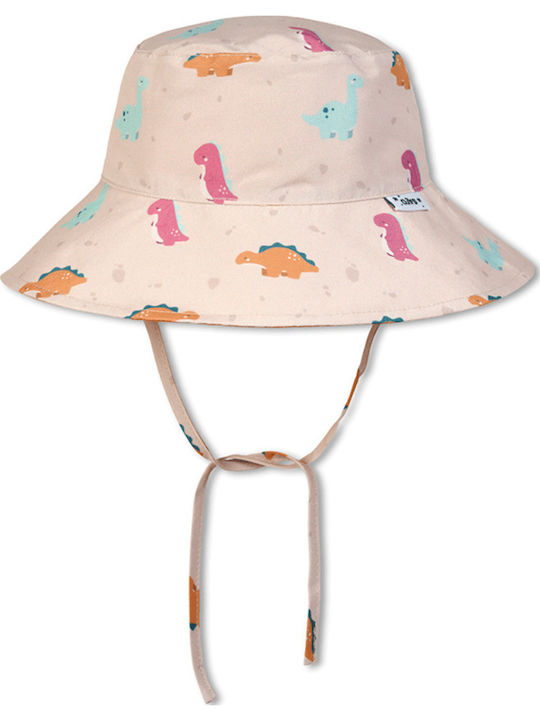 Saro Kids' Hat Bucket Dinos Beige