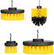 Plastic Drill Cleaning Brush Black