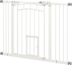 Pawhut Dog Divider 76-100 x 76 cm White