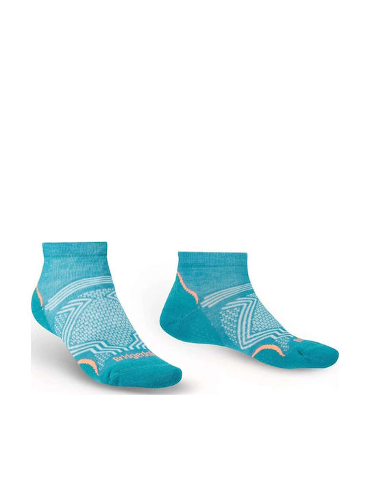 Bridgedale Hike Ultralight T2 Coolmax Performance Low Trekkingsocken Türkis 1 Paar