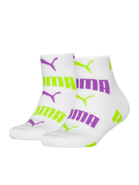 PUMA Kids' Socks Quarter White