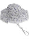 Venere Παιδικό Καπέλο Υφασμάτινο Purple White Violet Flowers