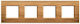 Bticino Switch Frame 2 Positions in Brown Color LNA4802M4LNC
