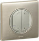 Legrand Wall Switch Quadruplicate Silver