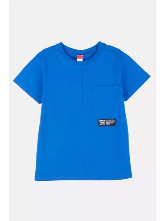 Joyce Kids Blouse Short Sleeve Blue