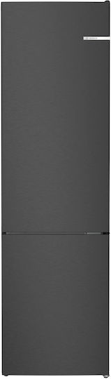 Bosch Ψυγειοκαταψύκτης 363lt Total NoFrost Υ203xΠ60xΒ66εκ. Μαύρος KGN392XCF