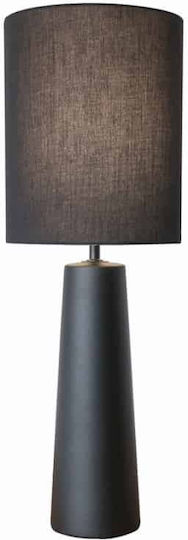 Art et Lumiere Ceramic Table Lamp with Black Shade and Base