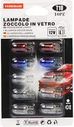 Carner Lamps T10 / W5W / W2.1X9.5D LED Blue 10pcs