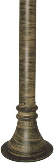 Aca Mounting Post for Lighting Fixtures Gold HIPC500GB