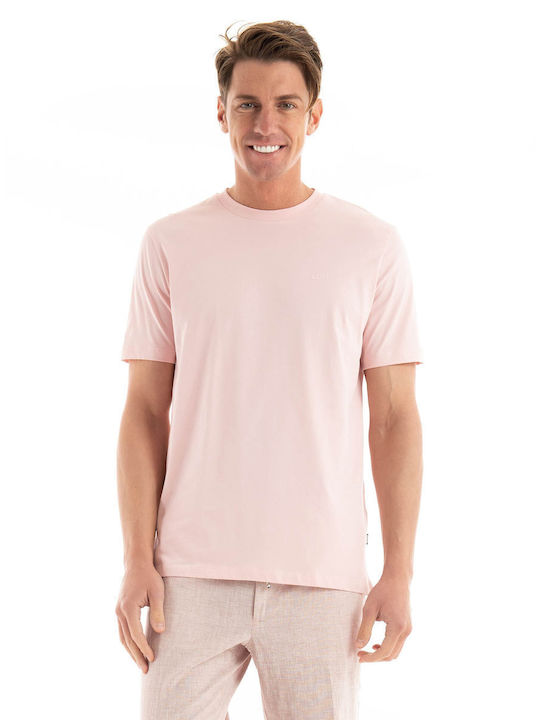 Hugo Boss Ανδρικό T-shirt Κοντομάνικο Light Salmon