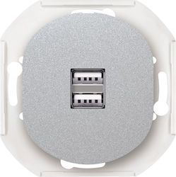 Aling Conel Πρίζα με 2 Θύρες USB Aling Conel Πρίζα με 2 Θύρες USB