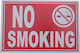Uncle George Schild PVC "Verboten Rauchen " 30x20cm