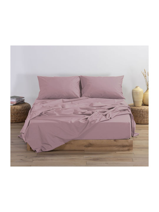 Nef-Nef Homeware Basic Σεντόνι Υπέρδιπλο με Λάσ...
