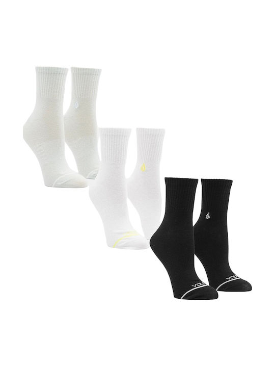 Volcom New Crew Women's Socks Multicolour 3Pack