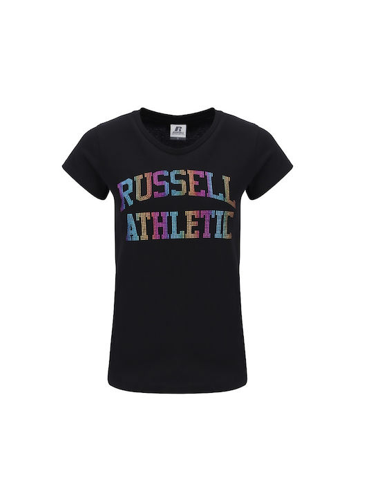 Russell Athletic Feminin Tricou Negru