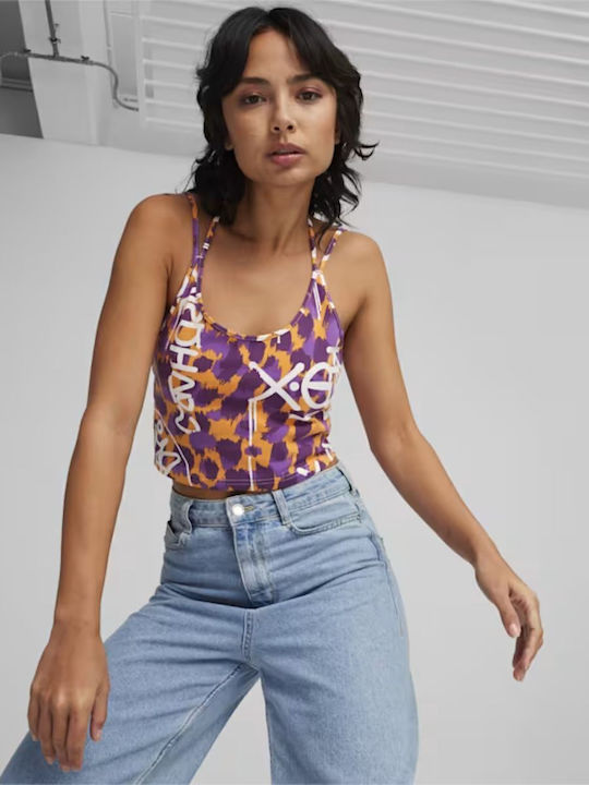 Women's Crop Top Cotton with Straps & Halter Neck Multicolour