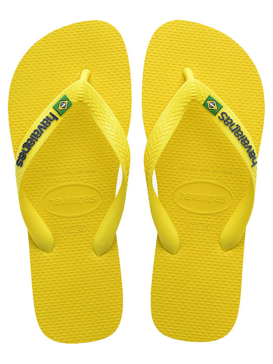 Havaianas Лого Неон Мъжки Джапанки Жълти