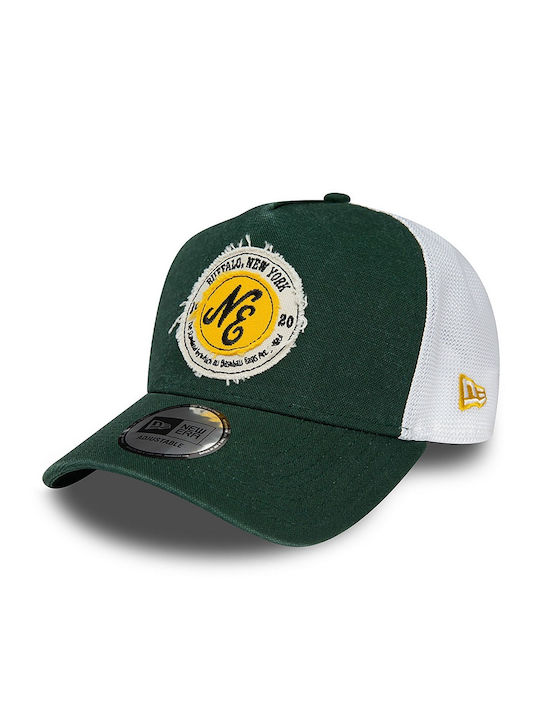 New Era Men's Snapback Trucker Cap Green