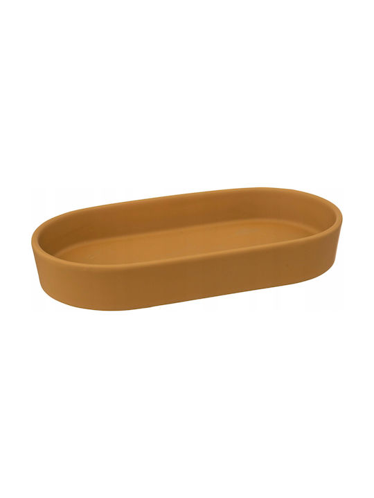 5Five Tabletop Soap Dish Ceramic Brown