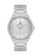 Beverly Hills Polo Club Men's Watch Battery with Silver Metal Bracelet