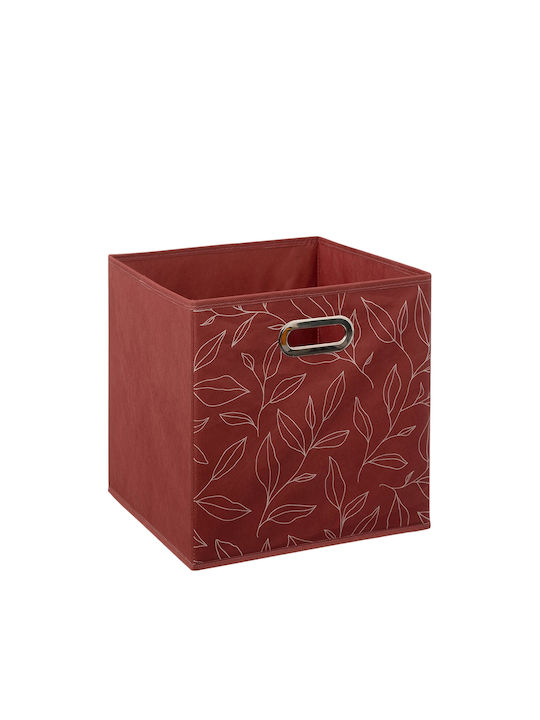 5Five Paper Storage Box with Lid Red 31x31x31cm...