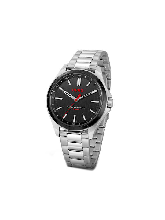 Hugo Boss Watch Battery with Silver Metal Bracelet