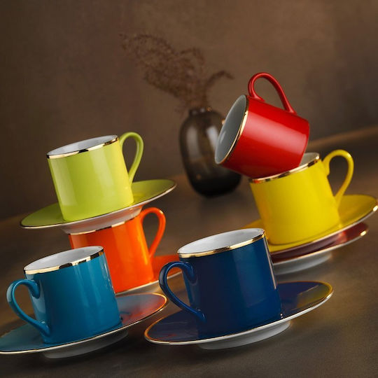 Kutahya Porselen Set of Cups Coffee