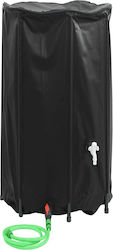 vidaXL Vertical Cylindrical Plastic Storage Tan...