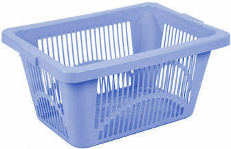 Homeplast Storage Basket Plastic Blue 40lt 1pcs