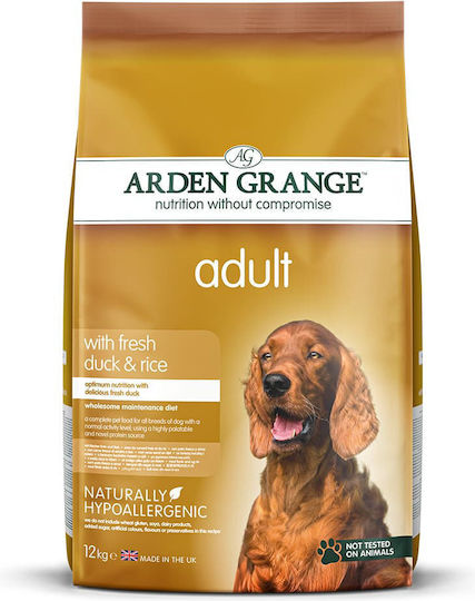 Arden Grange 12kg Ξηρά Τροφή για Ενήλικους Σκύλους Μεσαίων Φυλών με Πάπια