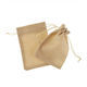 Stoff Beutel als Geschenk Beige 13x18cm. 50Stück