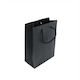 thessPACK Hârtie Geantă pentru Cadou Neagră 11x8cm. 12buc