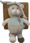 Tedsy Musical Teddy Bear Grey-blue