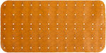 5Five Bathtub Mat with Suction Cups Brown 35x70cm