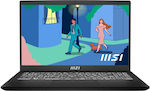 MSI Modern 15 H C13M 15.6" IPS FHD (Kern i5-13420H/16GB/512GB SSD/W11 Startseite) (GR Tastatur)