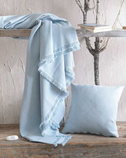 Rythmos Utopia Πολυθρόνας Δύο 'Οψεων Π160xΜ180cm Light Blue