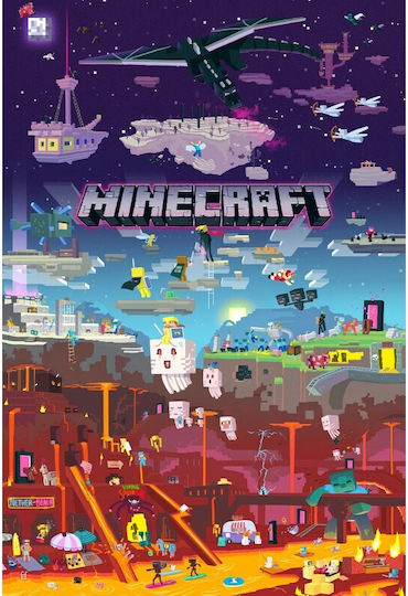 Minecraft poster 61x90cm Poster426
