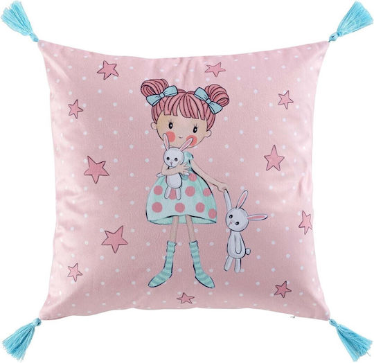 Kids Decorative Pillow Nova Orange 40x40cm